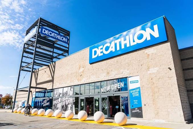 Exterior of a Decathlon store